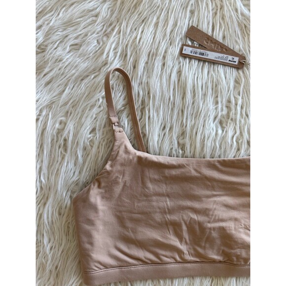 Skims Fits Everybody Maternity Pumping Scoop Bralette Clay Size XL - Picture 7 of 11